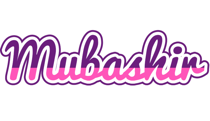Mubashir cheerful logo
