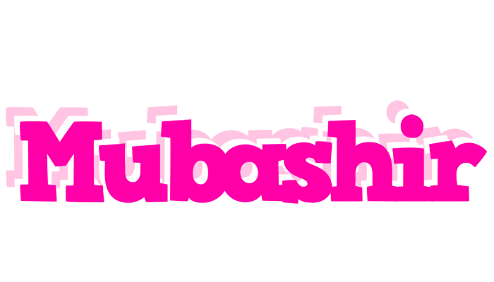 Mubashir dancing logo