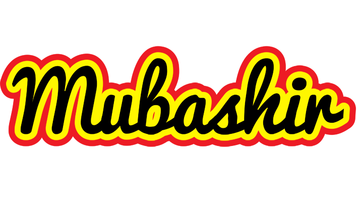 Mubashir flaming logo