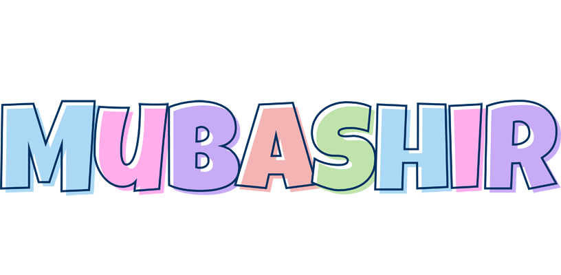 Mubashir pastel logo