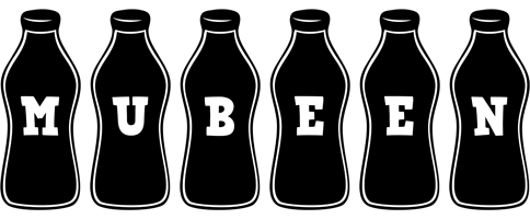 Mubeen bottle logo