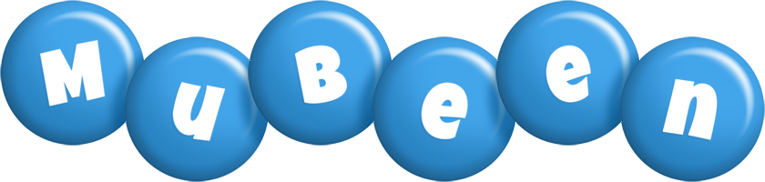 Mubeen candy-blue logo