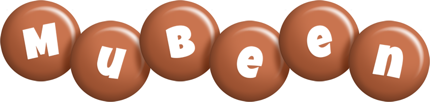 Mubeen candy-brown logo