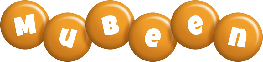 Mubeen candy-orange logo