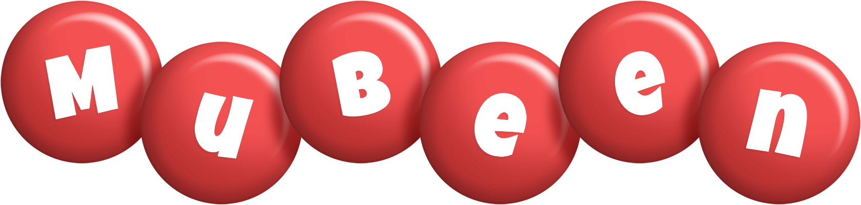 Mubeen candy-red logo