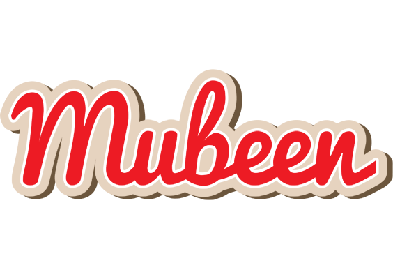Mubeen chocolate logo