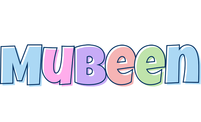 Mubeen pastel logo