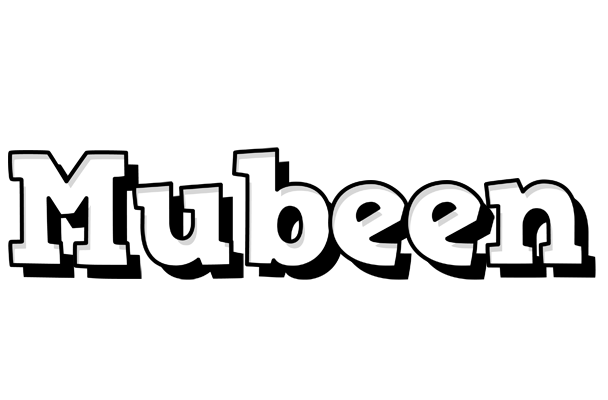Mubeen snowing logo