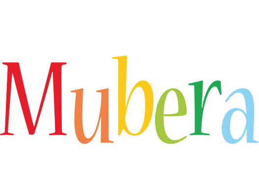 Mubera birthday logo