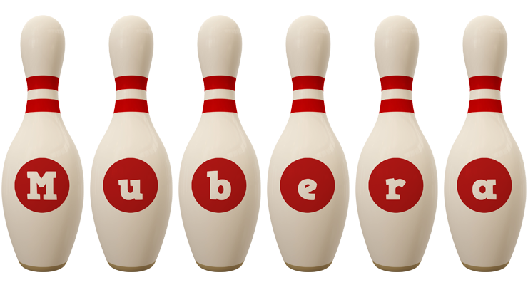 Mubera bowling-pin logo
