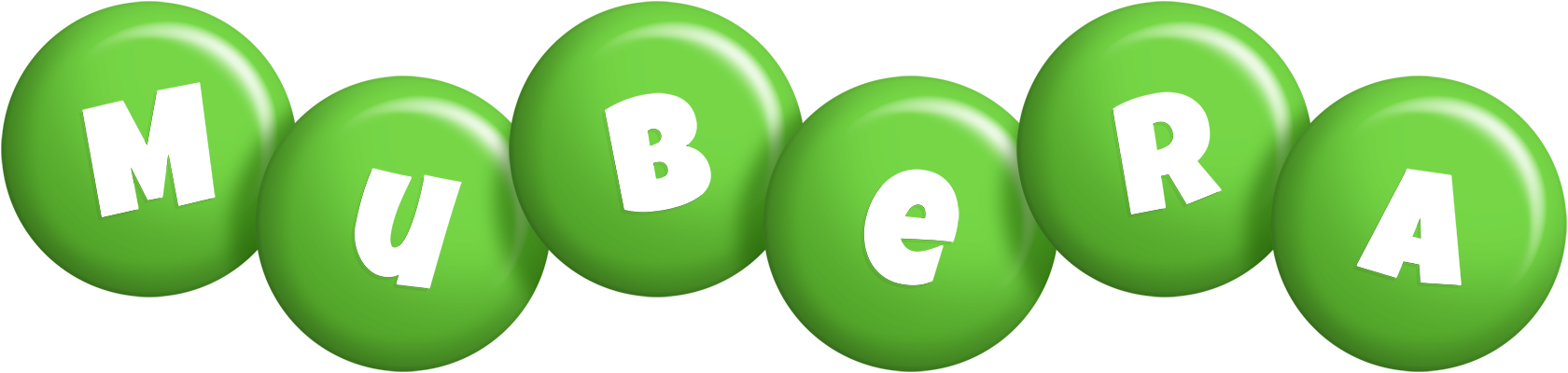 Mubera candy-green logo
