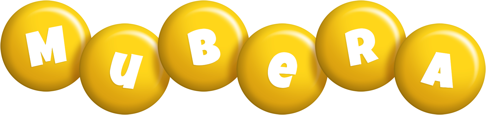 Mubera candy-yellow logo