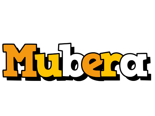Mubera cartoon logo