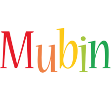 Mubin birthday logo