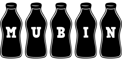 Mubin bottle logo