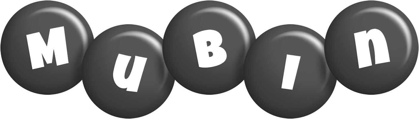 Mubin candy-black logo