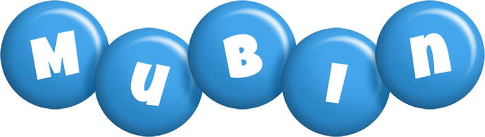Mubin candy-blue logo