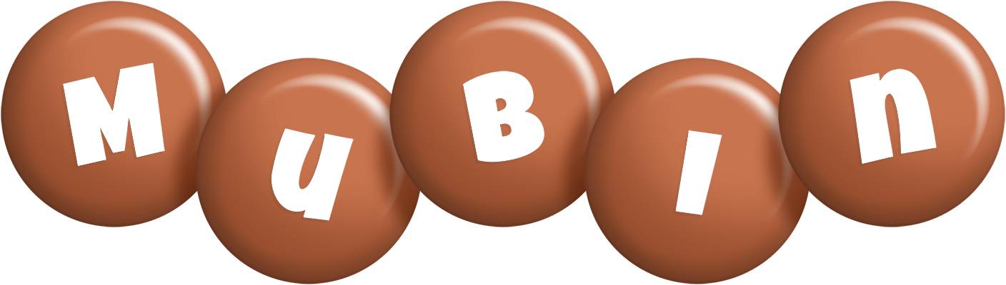 Mubin candy-brown logo