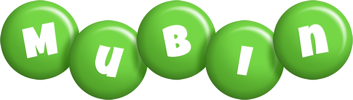 Mubin candy-green logo