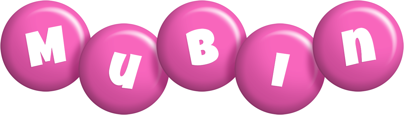 Mubin candy-pink logo