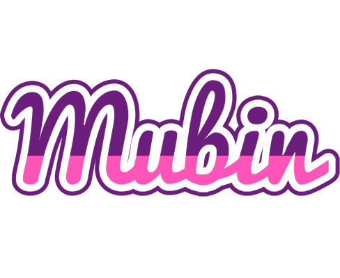 Mubin cheerful logo