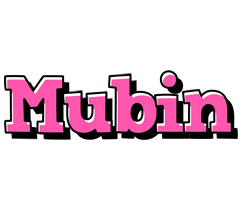 Mubin girlish logo