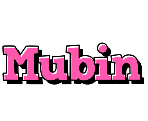 Mubin girlish logo