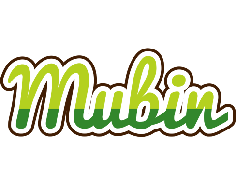 Mubin golfing logo
