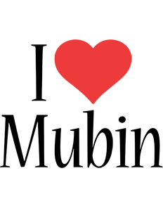 Mubin i-love logo