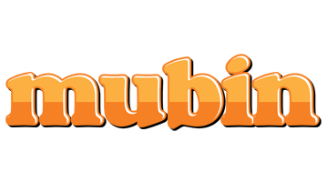 Mubin orange logo