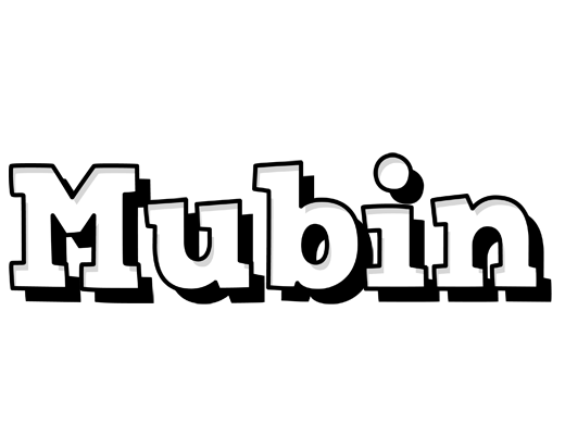 Mubin snowing logo