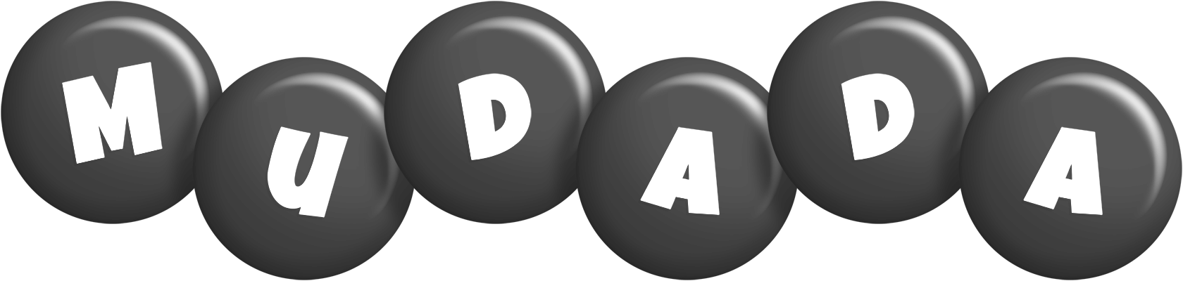 Mudada candy-black logo