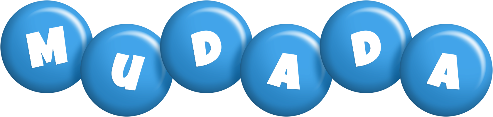 Mudada candy-blue logo