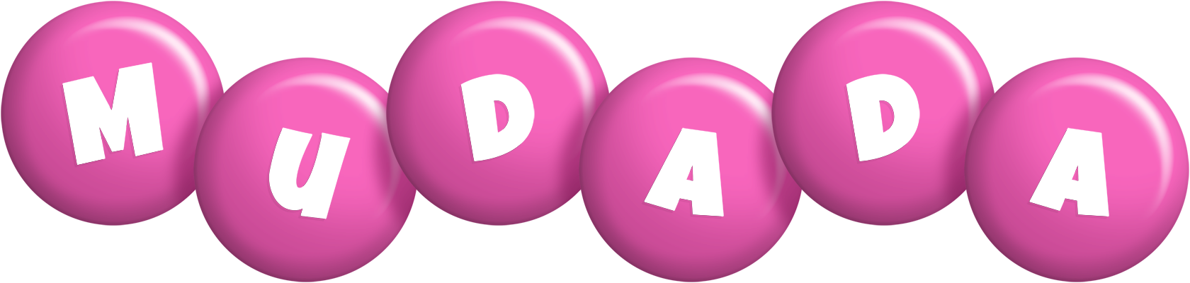 Mudada candy-pink logo