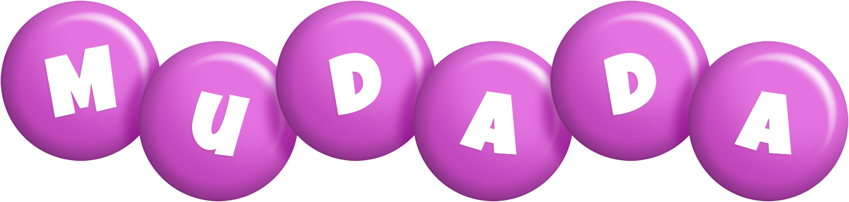 Mudada candy-purple logo