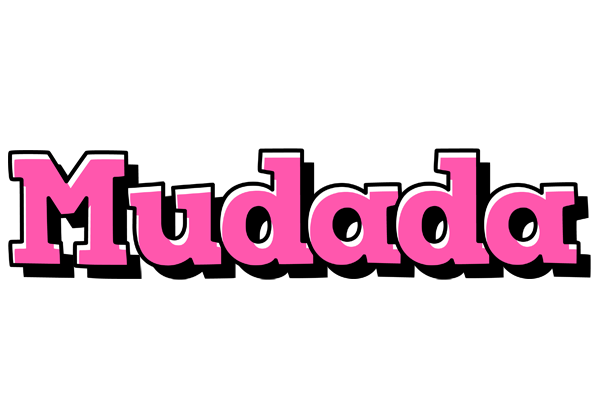 Mudada girlish logo