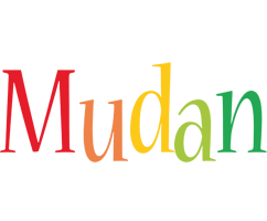 Mudan birthday logo