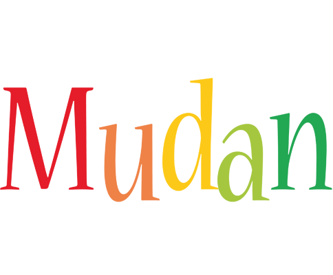 Mudan birthday logo