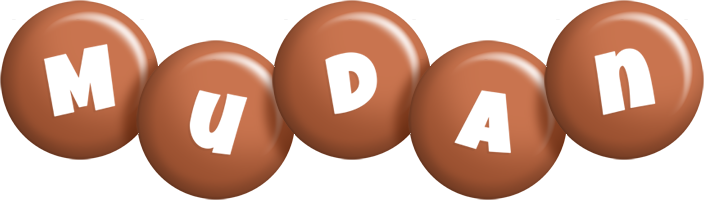 Mudan candy-brown logo