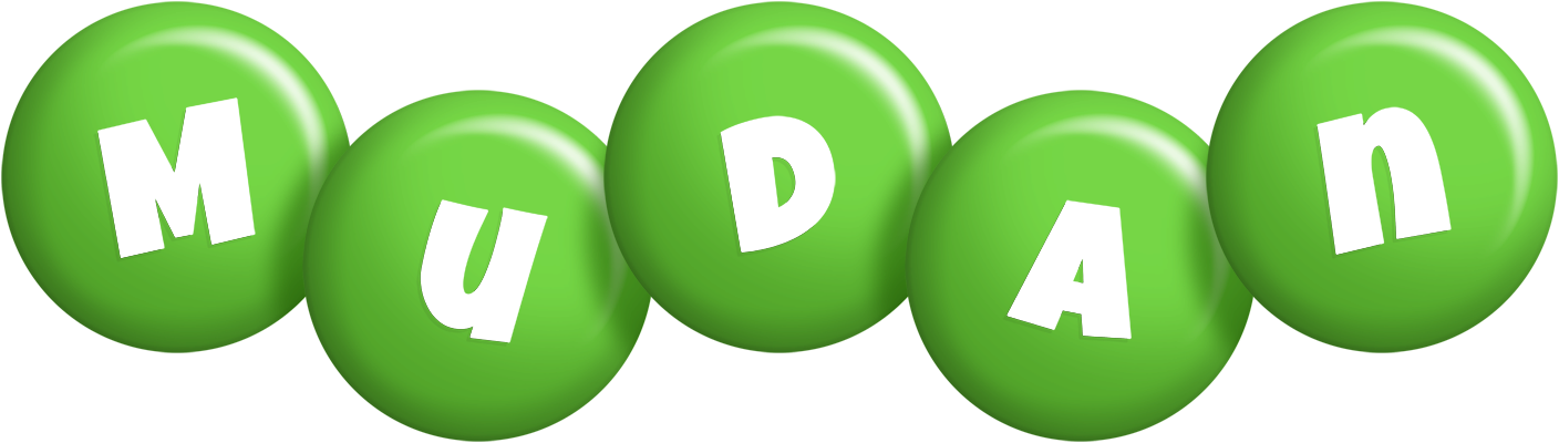 Mudan candy-green logo