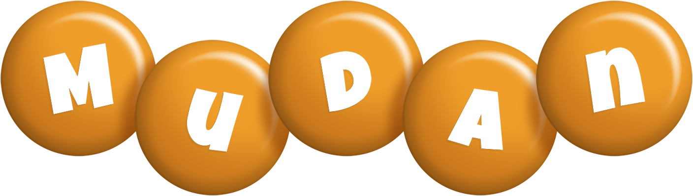 Mudan candy-orange logo