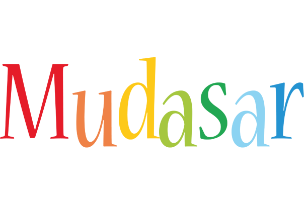 Mudasar birthday logo