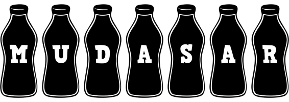 Mudasar bottle logo