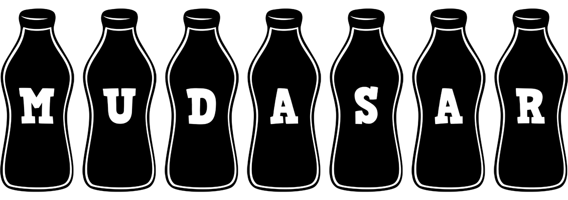 Mudasar bottle logo
