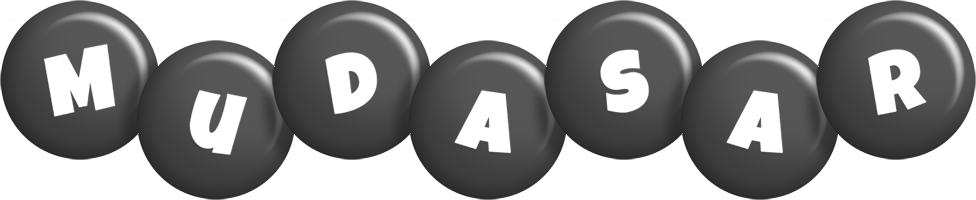 Mudasar candy-black logo