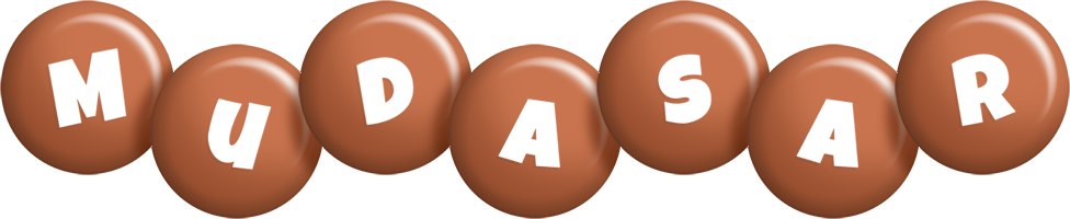 Mudasar candy-brown logo