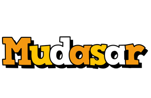 Mudasar cartoon logo