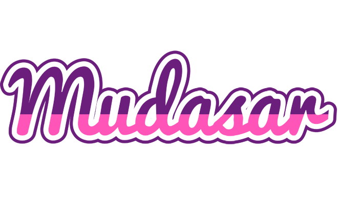 Mudasar cheerful logo