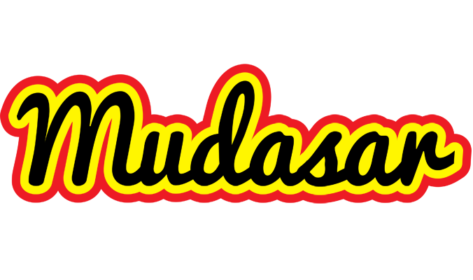 Mudasar flaming logo