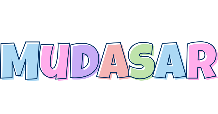 Mudasar pastel logo